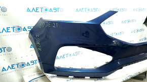 Front bumper, bare, 19-24 Ford Edge, without parking sensors, blue