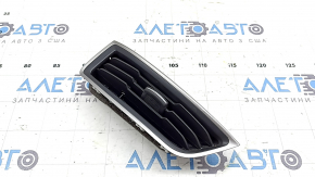 Ford Edge 15-24 black and gray front panel air vent deflector, center left