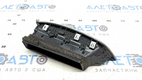 Ford Edge 15-24 black and gray front panel air vent deflector, center left