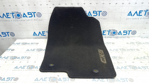 Mazda CX-9 16-23 front passenger floor mat, black, for cleaning