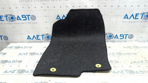 Mazda CX-9 16-23 front passenger floor mat, black, for cleaning