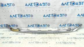 Trunk door molding between the headlights of a Mazda CX-9 16-23, chrome, scratches
