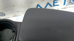 Mazda CX-9 16-23 leather armrest, black, with cup holders, scratch, dent
