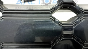 Audi Q5 80A 21-24 black gloss radiator grille assembly, chrome emblem and molding, S-Line, with frame, quattro emblem, illuminated emblem, scratches, emblem peeled off