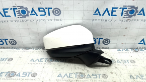 Right side mirror assembly for Mazda CX-9 16-17, 7 pins, BSM, turn signal, white