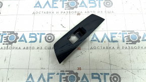 Mazda CX-9 16-23 right rear window control trim panel, black, glossy, scratches
