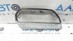 Rear bumper trim trim lower right Audi Q5 80A 21-24 chrome for wide exhaust, S-Line