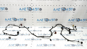 Audi Q5 80A 21-24 rear bumper wiring for parking sensors, foot-operated tailgate sensor, and BSM