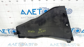 Mazda CX-9 16-23 front left side center console trim, black, scratches