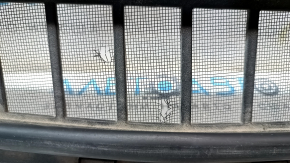 Plastic wiper grille for Ford Edge 15-24, broken guide, torn mesh