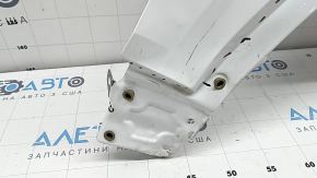 Front right fender Audi Q5 80A 18-24 white LY9C, dented, cracked
