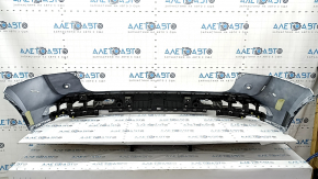 Bare rear bumper, upper part, Audi Q5 80A 21-24, for parking sensors, white, cracked