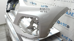 Bare front bumper for Audi Q5 80A 21-24 without Park Assist and headlight washers, white, scratches