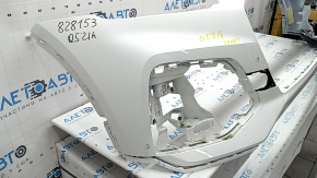 Bare front bumper for Audi Q5 80A 21-24 without Park Assist and headlight washers, white, scratches
