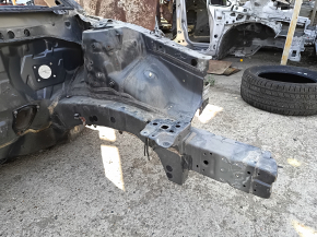 Front left quarter panel of Toyota Camry v40 on the body, graphite