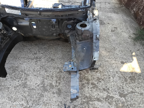 Front left quarter panel of Toyota Camry v40 on the body, graphite
