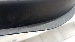 Right rear door panel for Mazda CX-9 16-19, under the curtain, black leather with beige leather insert, leather armrest, gray molding, with handle, BOSE, scratches