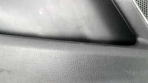 Rear left door panel for Mazda CX-9 16-19, under the curtain, black leather with beige leather insert, leather armrest, gray molding, with handle, BOSE, scratches