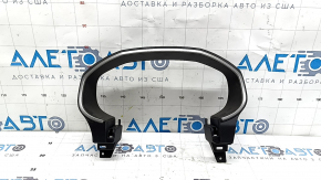 Black instrument cluster cover for the 19-24 Ford Edge