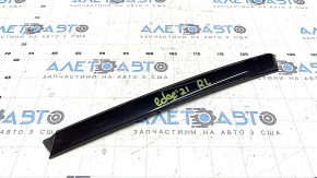 Left tailgate glass molding for Ford Edge 15-24, gloss black