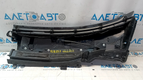 Right plastic windshield wiper grille for Mazda CX-9 16-23, cracked, bent corner