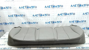 Rear seat cushion for Toyota Camry v40 07-09, gray leather, adjustable, wrinkled, needs cleaning, worn, cracked, scratches