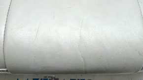 Rear seat cushion for Toyota Camry v40 07-09, gray leather, adjustable, wrinkled, needs cleaning, worn, cracked, scratches
