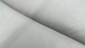 Rear seat cushion for Toyota Camry v40 07-09, gray leather, adjustable, wrinkled, needs cleaning, worn, cracked, scratches