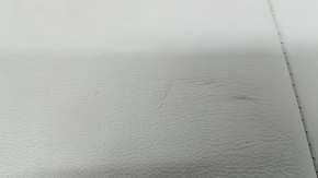 Rear seat cushion for Toyota Camry v40 07-09, gray leather, adjustable, wrinkled, needs cleaning, worn, cracked, scratches