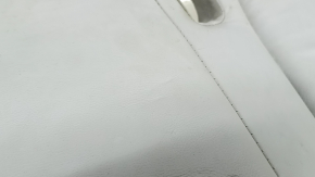 Rear seat cushion for Toyota Camry v40 07-09, gray leather, adjustable, wrinkled, needs cleaning, worn, cracked, scratches
