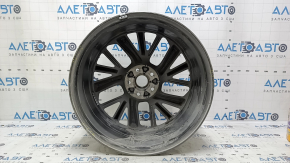 Mitsubishi Outlander 22-25 R20x8J ET35 black and chrome wheel rim, light curb