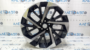 Mitsubishi Outlander 22-25 R20x8J ET35 black and chrome wheel rim, light curb