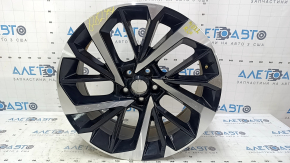 Mitsubishi Outlander 22-25 R20x8J ET35 black and chrome wheel rim, light curb