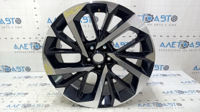Mitsubishi Outlander 22-25 R20x8J ET35 black and chrome wheel rim, light curb