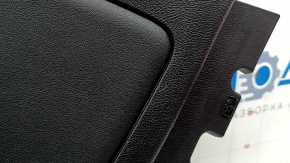 Door trim panel rear right Ford Edge 19-24 black, SE, insert black leather, armrest black leather, with window control, with handle, scratch