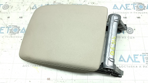 Audi Q5 80A 21-24 center console armrest, beige leather, with trim and bracket