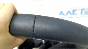Audi Q5 80A 21-23 leather steering wheel, black, heated, no buttons or paddles, scratches, dents