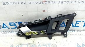 Inner front left door handle assembly for Audi Q5 80A 18-24, 3 parts, scratches