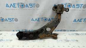 Mazda CX-9 16-23 front lower left control arm, cracked silent block, torn rusty boot
