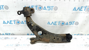 Mazda CX-9 16-23 front lower right control arm, cracked silent block, torn and rusty boot
