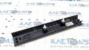 Front right door sill trim for Ford Edge 19-24, black, broken guide