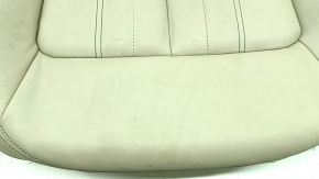Lower passenger seat trim for Audi Q5 80A 21-24 leather, beige, heated, dents, needs cleaning
