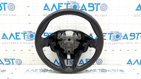 Ford Edge 19-24 black rubber steering wheel, ready for cleaning