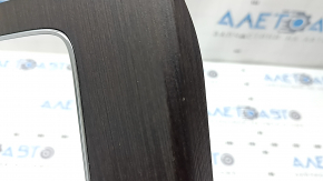 Right center console insert for Audi Q5 80A 21-24, dark brown wood, scratches
