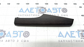 Left front panel inserts for Audi Q5 80A 18-24, dark brown wood, chipped