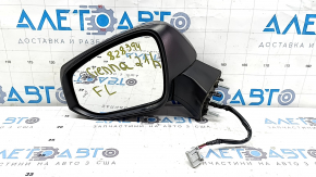 Left side mirror assembly for Toyota Sienna 21-24, 6 pins, heated, BSM, graphite
