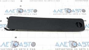 Upper center trunk lid trim plug, complete, Audi Q5 80A 18-24, black