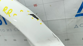 Rear right fender arch trim for Audi Q5 80A 18-24, broken fasteners, bumps, dented, peeling paint