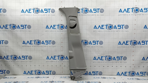 Left center pillar trim, upper belt, Toyota Sienna 21-24, gray, worn