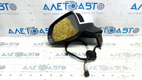 Left side mirror assembly for Audi Q5 80A 18-24V, 15 pins, auto-dimming, turn signal, BSM, heated, white